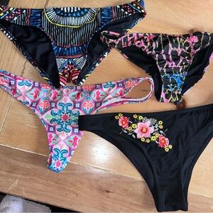 Colorful Bikini Bottoms Set of 4